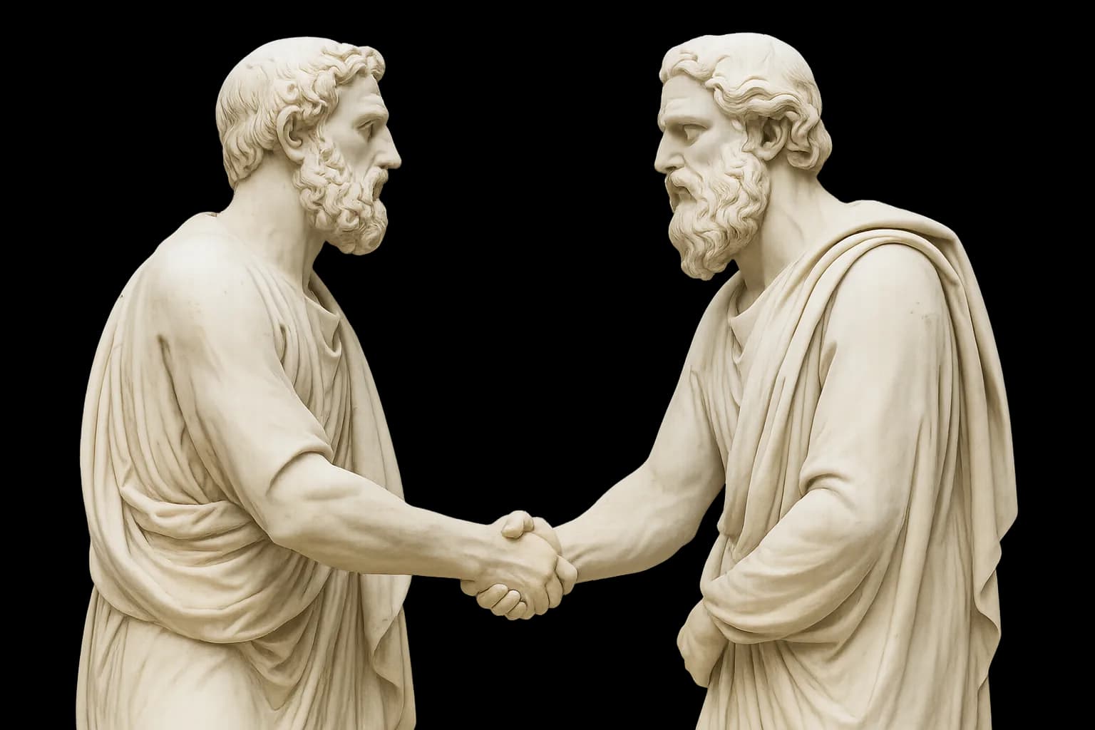 A handshake — the start of a partnership